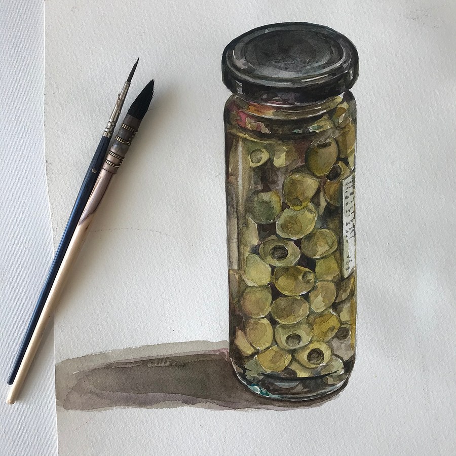 Sketchbook mixed media Artwork by Lisa Langan