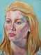 Nicole. Oil on board. 2016. Three session portrait.