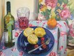 'Still life with lemons'  Oil on canvas   80 x 59.5 cms  2014 SOLD