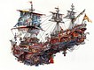 Mega Galleon Ship