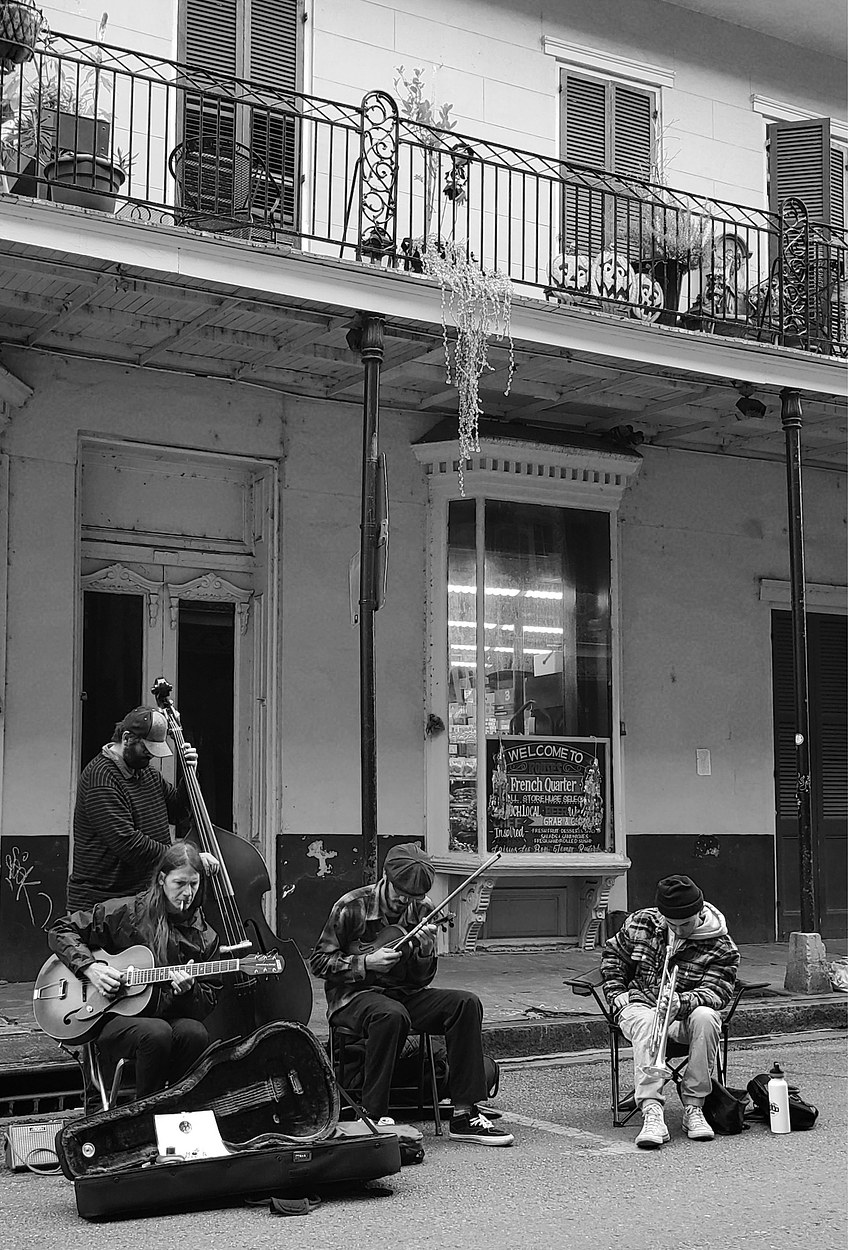 Musicians are everywhere in New Orleans