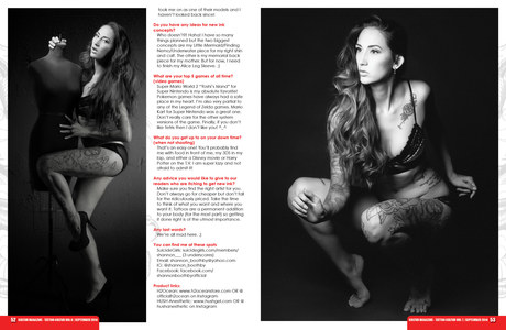 Tattoo Kultür Magazine - Volume 8 - 2 of 7 page spread