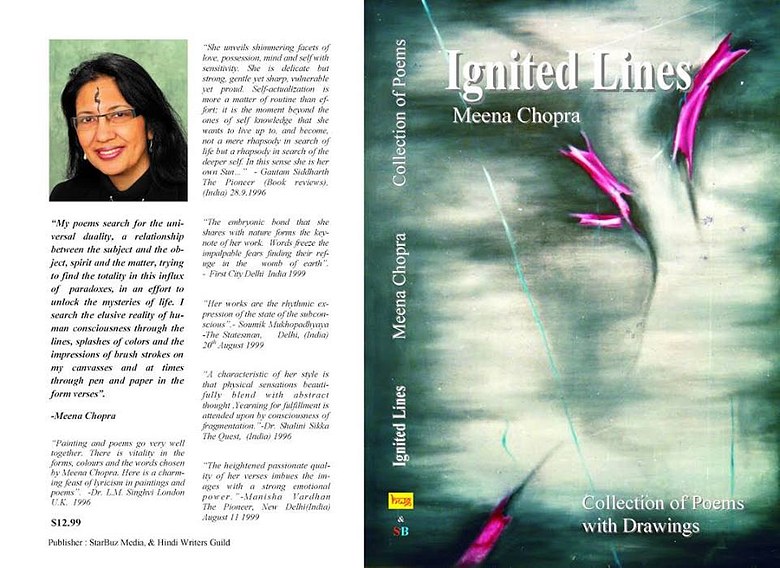 Ignited Lines - poems and drawings