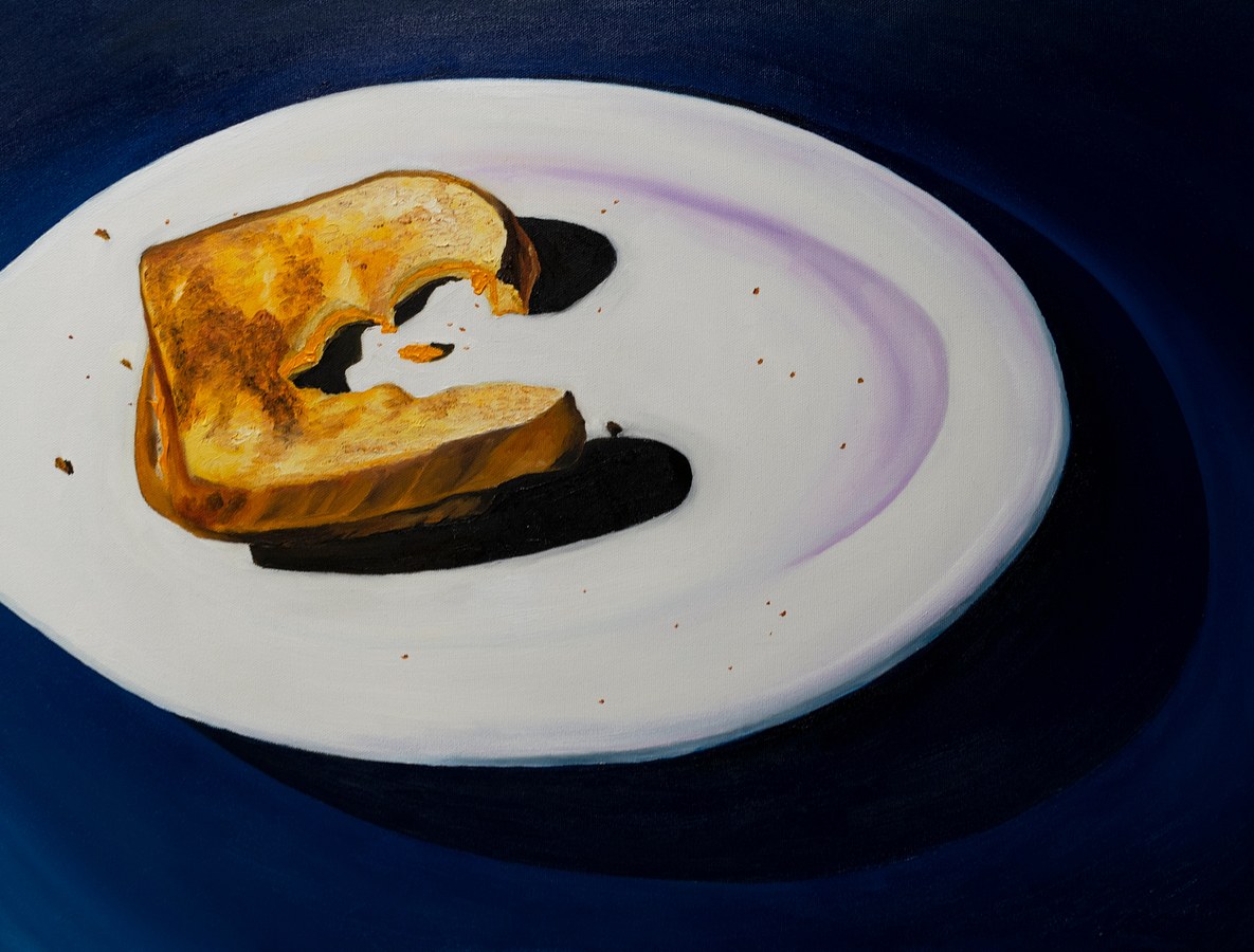 The Last Bites of Grilled Chesse 