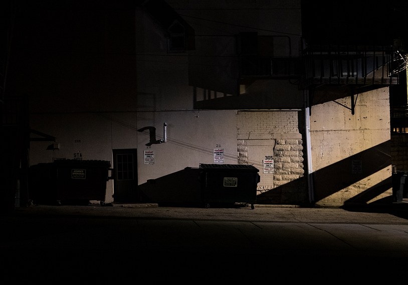 A Dumpster in the Dark