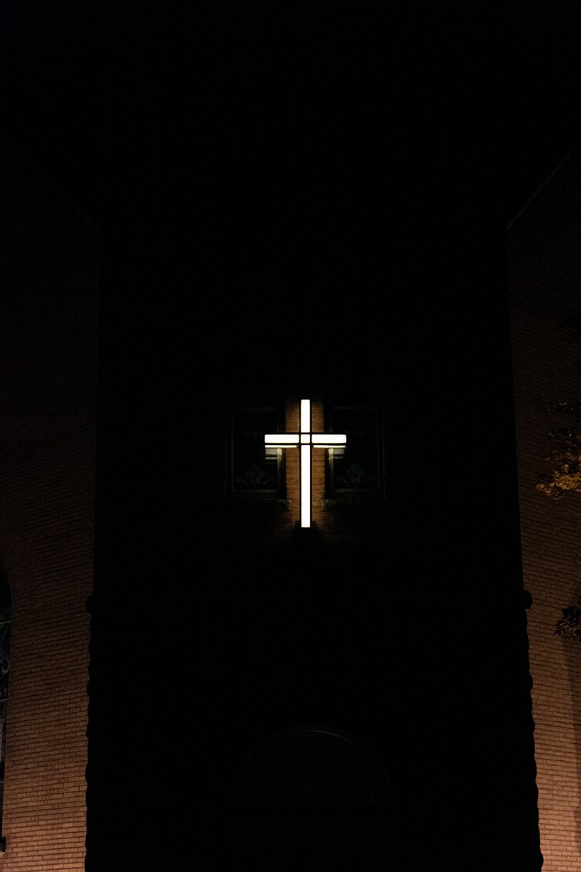 Illuminated Cross of Christ