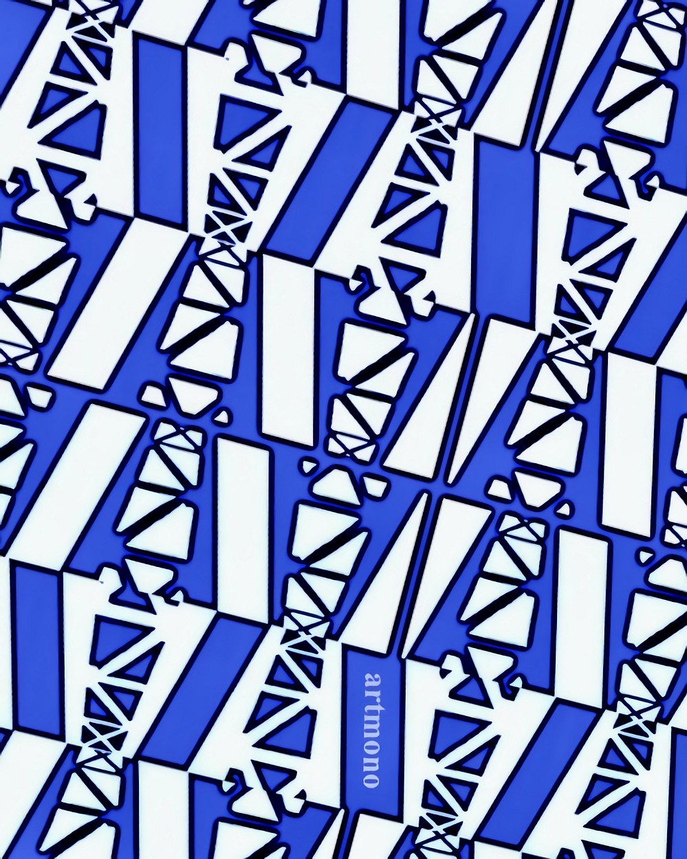 Leitch Blue Pattern