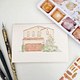 Deluxe Greeting Card (House Portrait)
