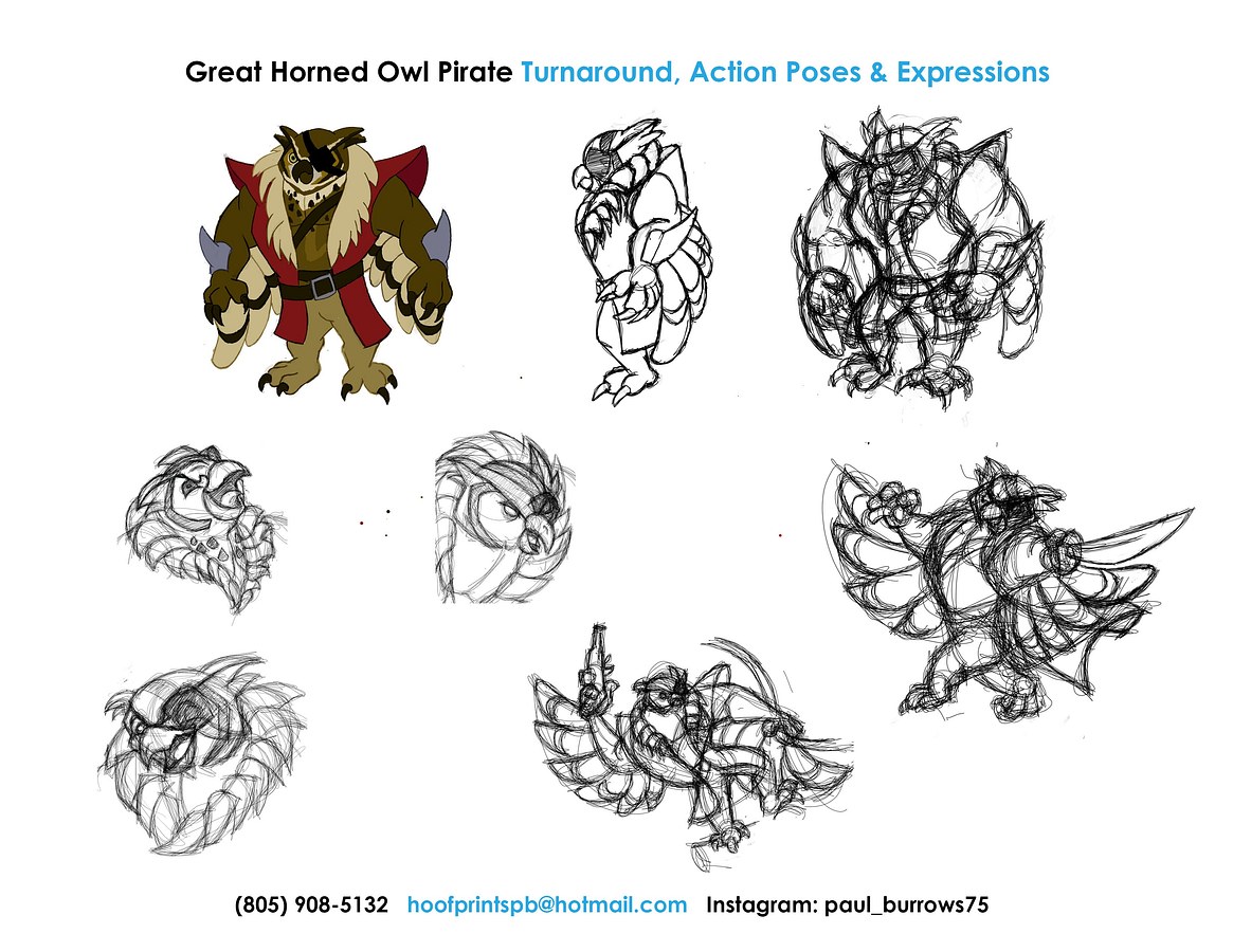 Great Horned Owl Pirate
