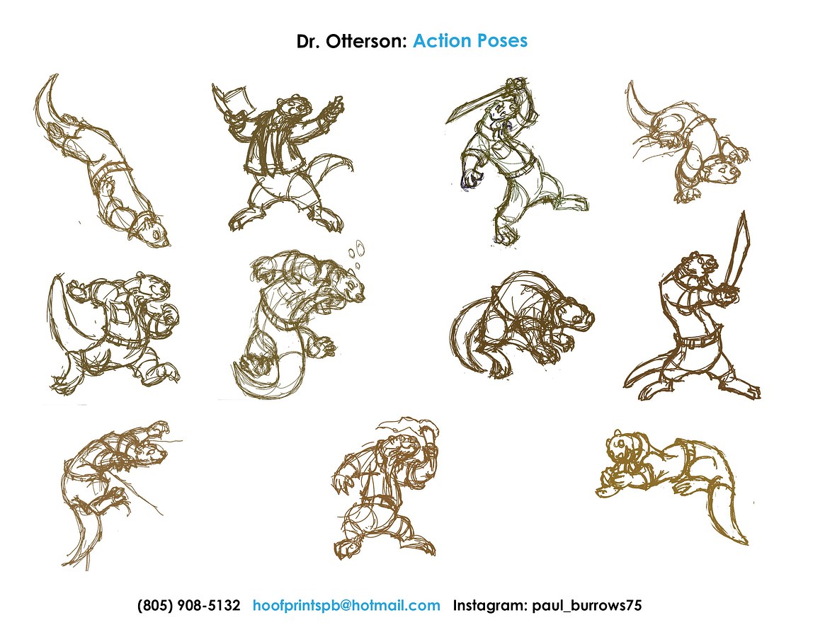 Dr. Otterson: Action Poses