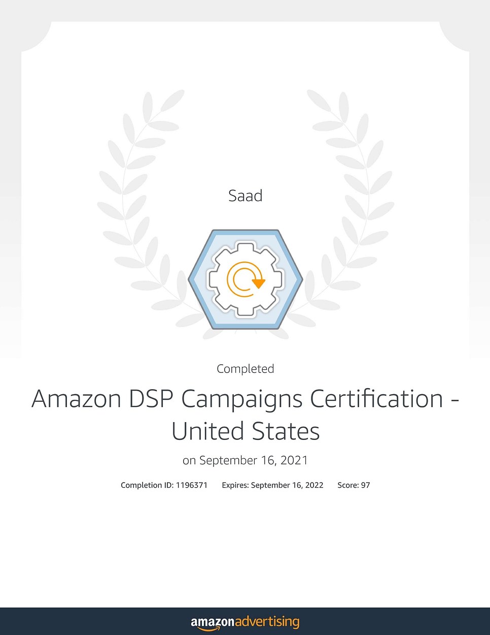 Amazon DSP Campaigns Certification- United States