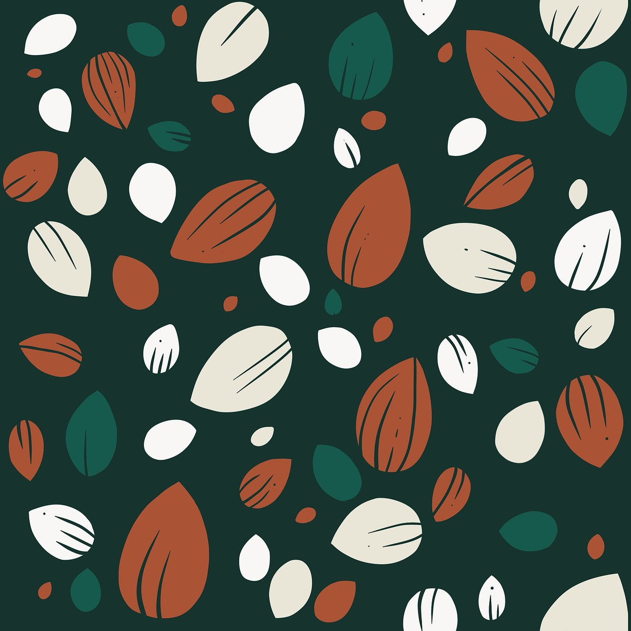 Repeating pattern designs for packaging and websites 