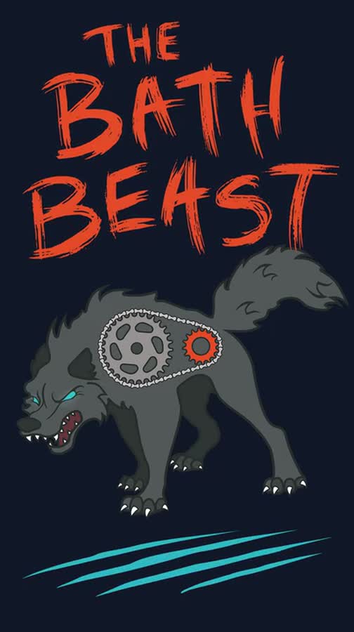 The Bath Beast - animated logo