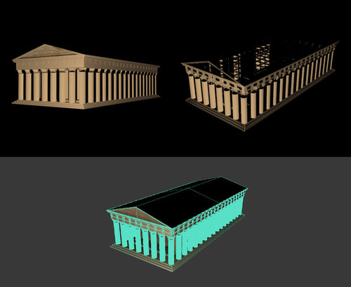 Pantheon 3D model