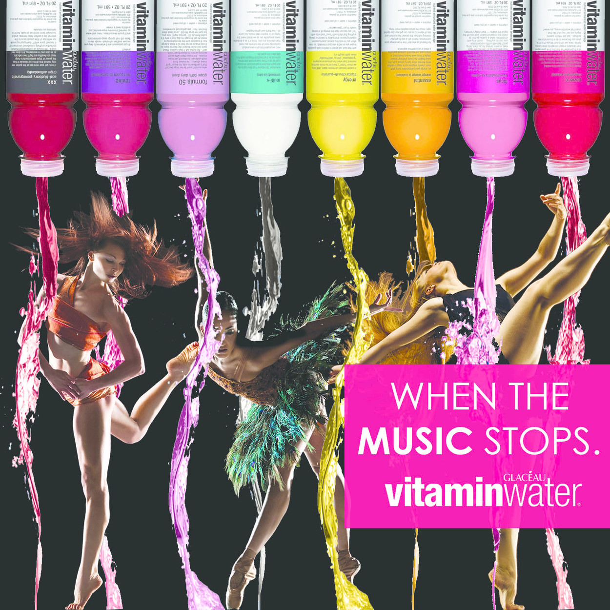 Square Vitamin Water Advertisement
