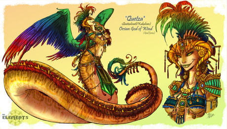 Quetza- Orsian God of Wind God Form