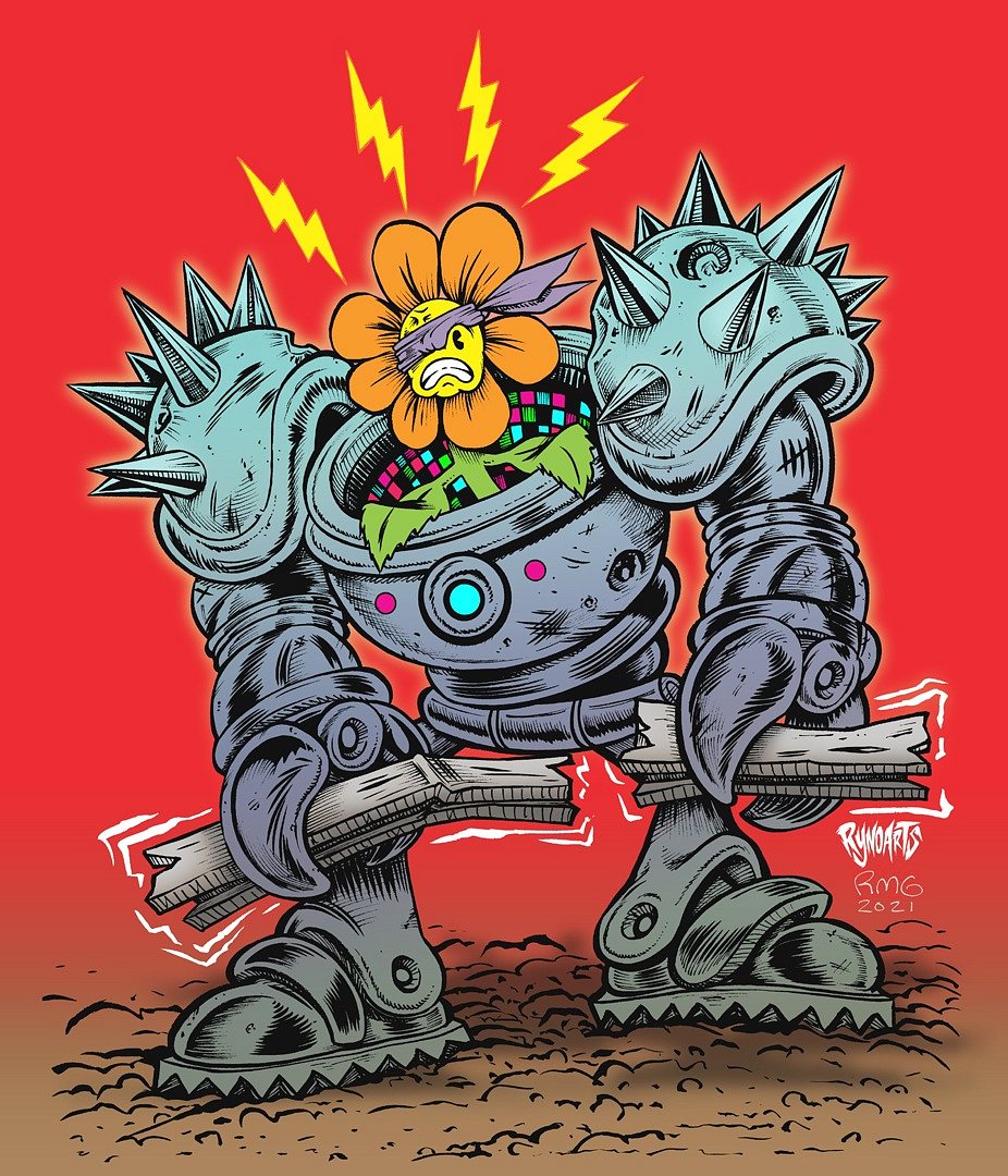 Angry Flower Warrior