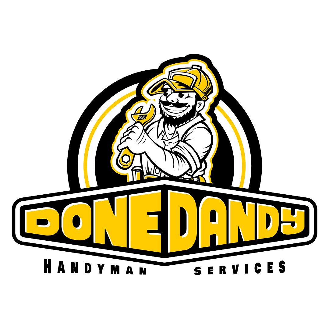 DONE DANDY logo & mascot