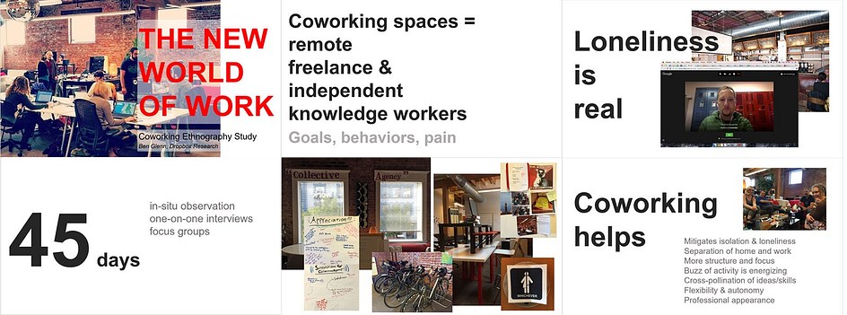 Coworking Ethnography Study – Overview Presentation