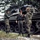 1973 NAT)-oefening Big Ferro In Koude Oorlog. Prins Bernhard in legeruniform. Nederlandse soldaten oefenen in West-Duitsland 