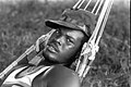 1987 Suriname Stoelmanseiland. Ronnie Brunswijk van het Junglecommando