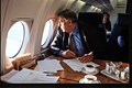 1997 Minister van Mierlo van Buitenlandse Zaken reist in regeringsvliegtuig als EU-voorzitter naar de Europese hoofdsteden