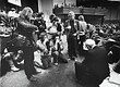 1975 ?? PvdA-congres met Den Uyl en Stemerdink. Foto Vincent Mentzel