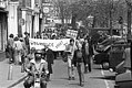 1980. Met Eddy Posthuma de Boer bij een demonstratie op Koninginnedag 1980. Foto Maurice Boer