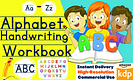 ABC Handwriting Workbook image design