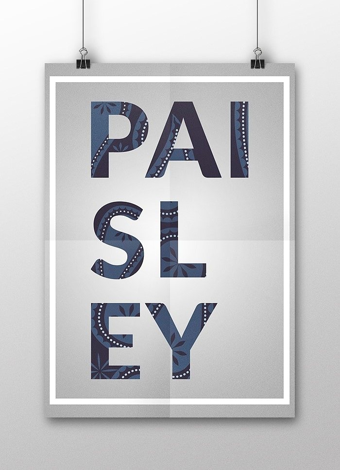 Poster "Paysley"