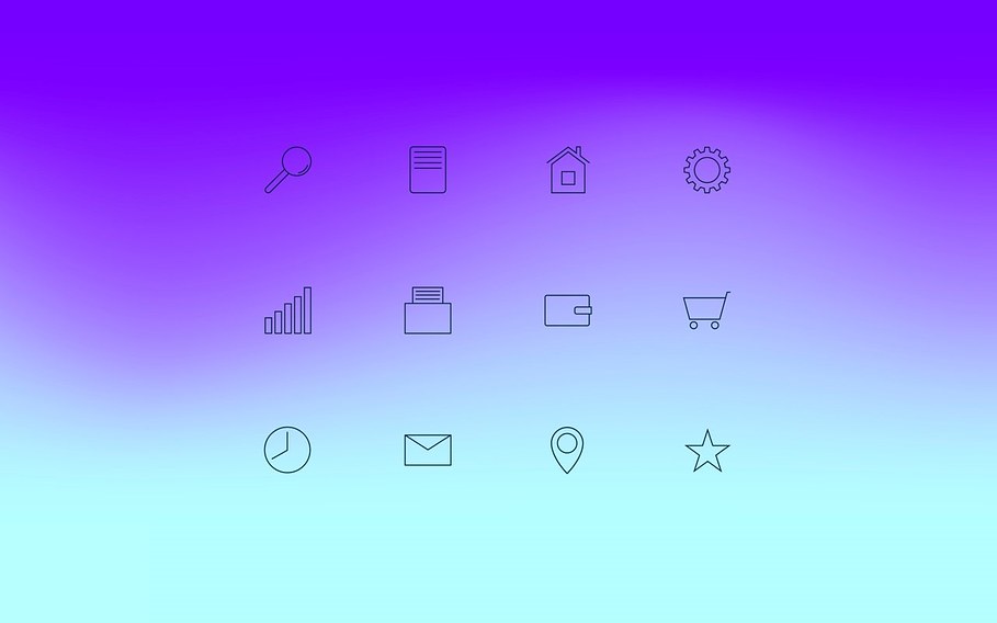 Line Simple Icons
