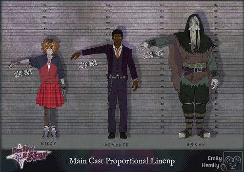 Death of a Star Character Lineup