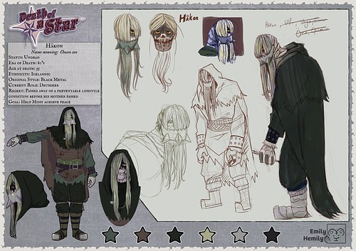 Death of a Star Håkon Sheet