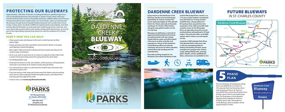 St. Charles County Parks - Blueway Brochure