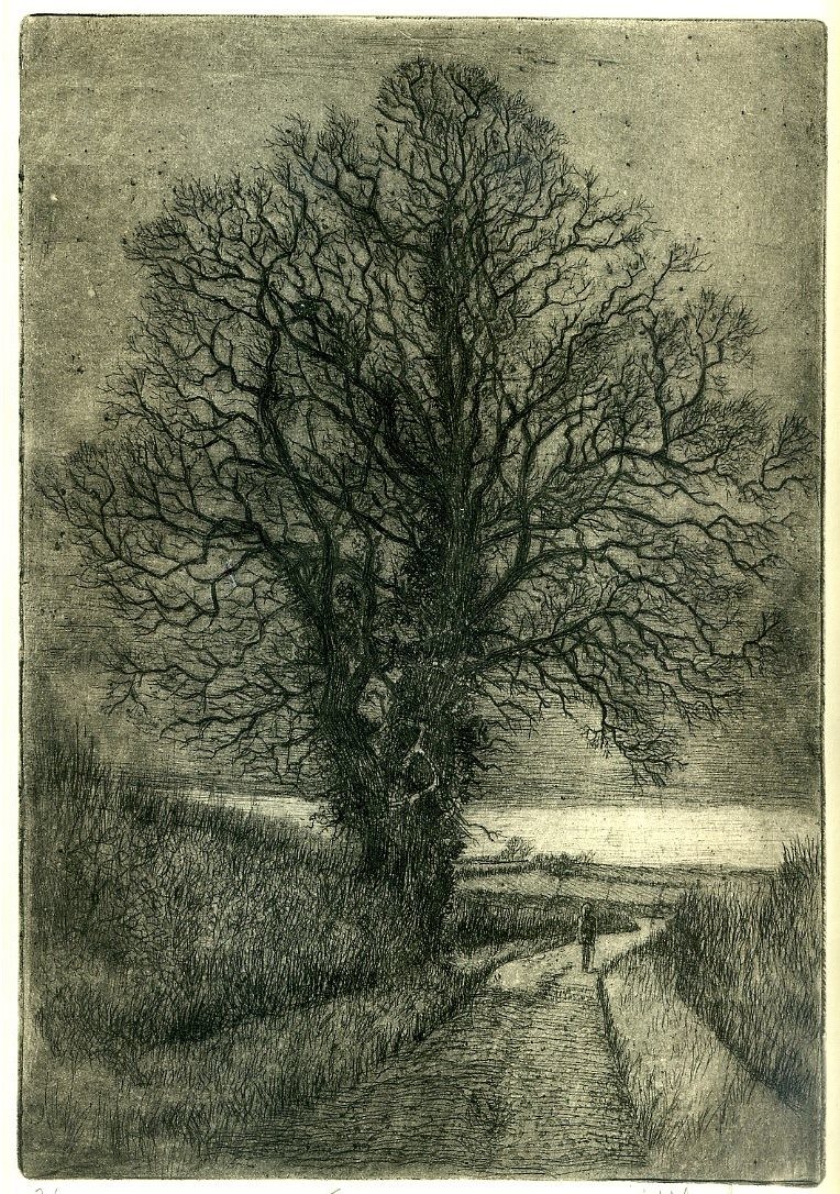 January, etching, images size 20 x 28 cm., edition of 50, £160