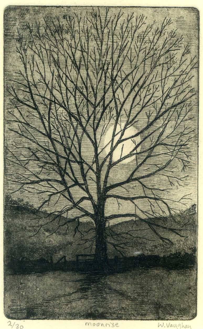 Rising Moon, etching, images size 13 x 20 cm., edition of 30, £ 100