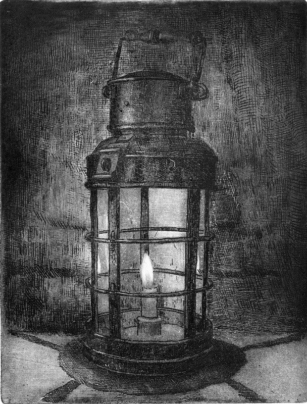 Lantern 2, etching, edition of 50, 30 x 35 cm (image), £150