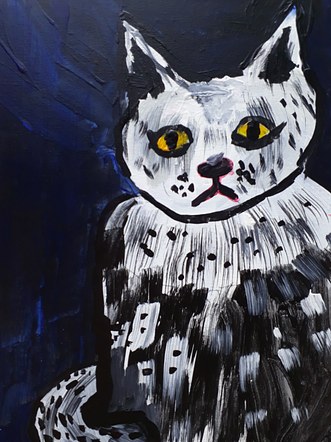 "Black and White Cat" - Dayna S.