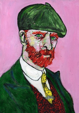 3a-Van Gogh con gorra irlandesa II.