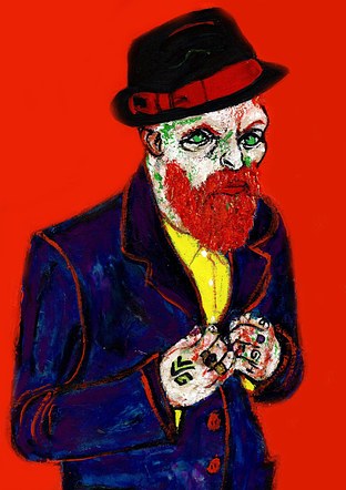 10a-Van Gogh con manos tatuadas.