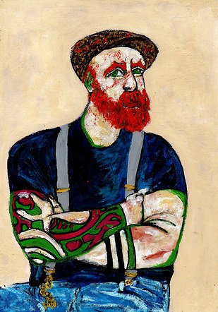 12a-Van Gogh tatuado.