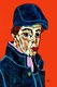 94-  Egon Schiele con gorra azul.