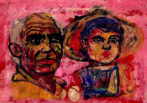 73-Picasso con Paloma. III.