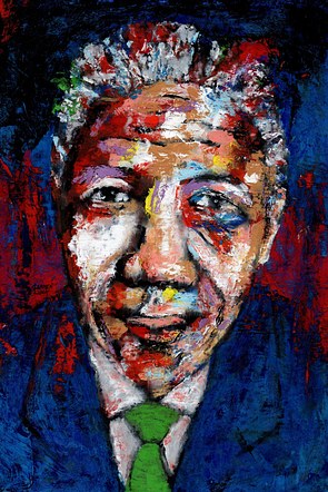 49-  Nelson Mandela.  (Sold).