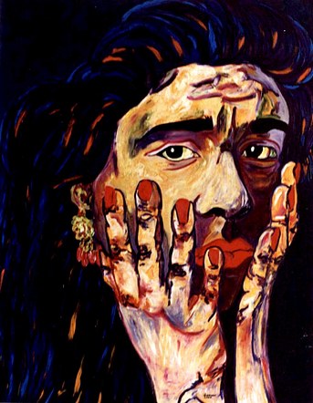 Mujer flamenca  (La Macanita).   (SOLD).
