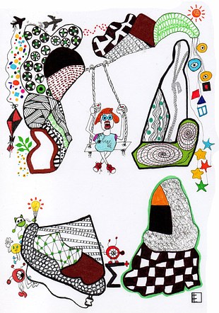 54- Lulú entre el sol y las estrellas.