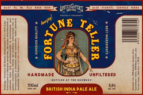 Fortune Teller beer label