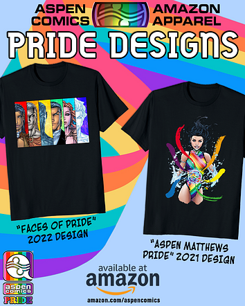Aspen Comics "Pride" Designs