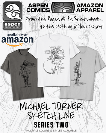 Michael Turner "Sketch Line" Ad