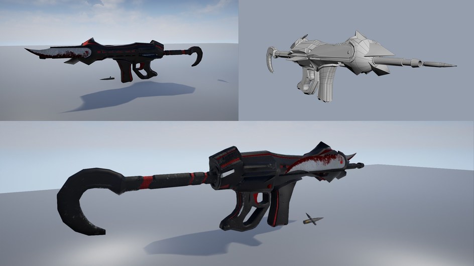 Weapon Concept (UE4 Rendered)